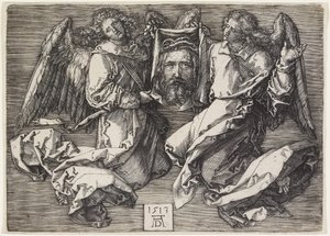 Suaire Exposé par Deux Anges, 1513 - Albrecht Dürer